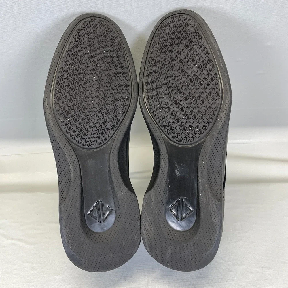 Amberjack The Original Dress Shoes Mens Size 11 M Black Leather Derby Plain Toe